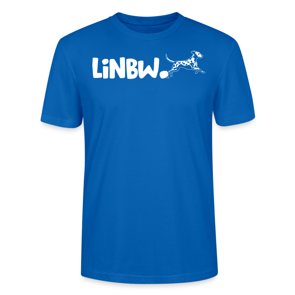 LiNBW. Männer T-Shirt Life is not just black and white - Pfauenblau