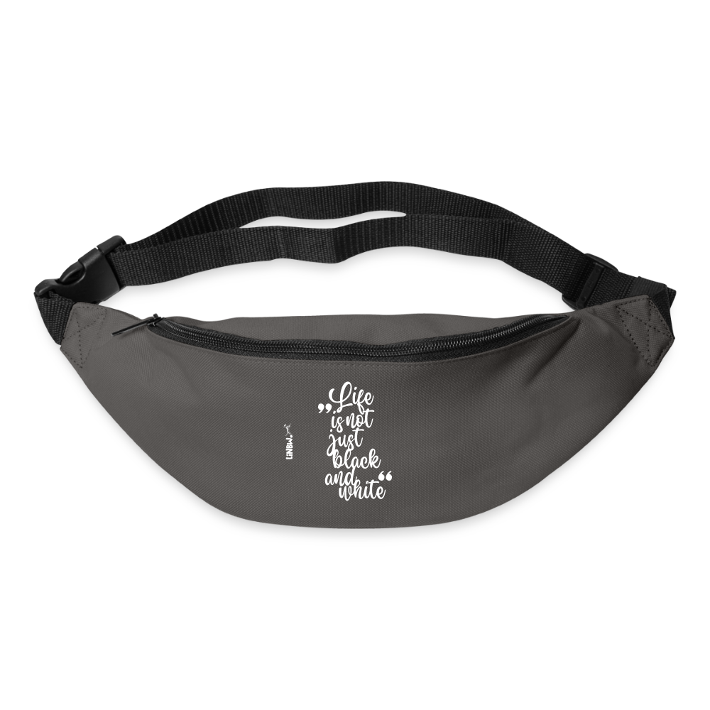 LiNBW. Gürteltasche Life is not just black and white - Graphite