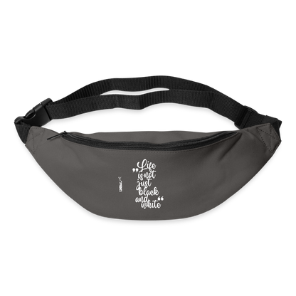 LiNBW. Gürteltasche Life is not just black and white - Graphite