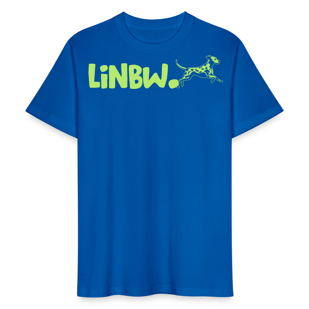 LiNBW. Männer T-Shirt Life is not just black and white - Pfauenblau
