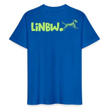 LiNBW. Männer T-Shirt Life is not just black and white - Pfauenblau