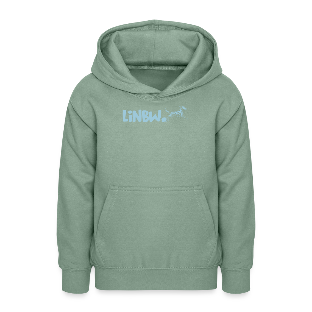 LiNBW. Teenager Hoodie Life is not just black and white - Graugrün