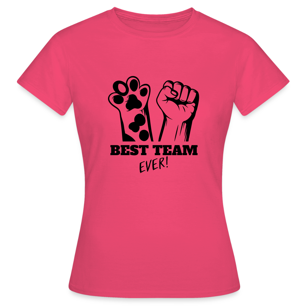 LiNBW. Frauen T-Shirt Best Team Ever - Azalea