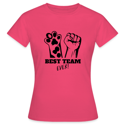 LiNBW. Frauen T-Shirt Best Team Ever - Azalea
