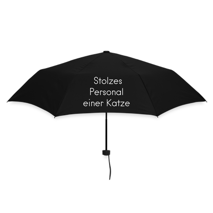 LiNBW. Regenschirm Stolzes Personal einer Katze - Schwarz