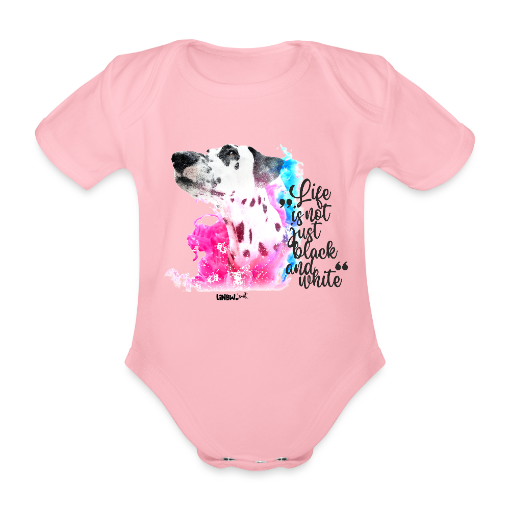 LiNBW. Body Kurzarm Dalmatiner Life is not just black and white - Hellrosa