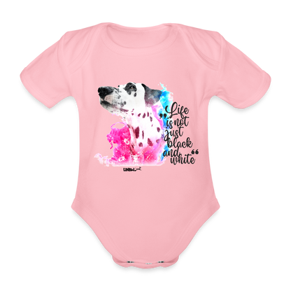 LiNBW. Body Kurzarm Dalmatiner Life is not just black and white - Hellrosa