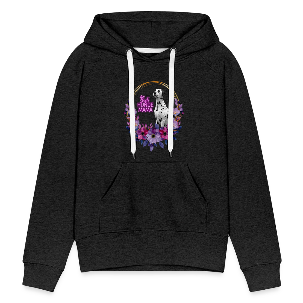 LiNBW. Frauen Hoodie Beste Hundemama - Anthrazit