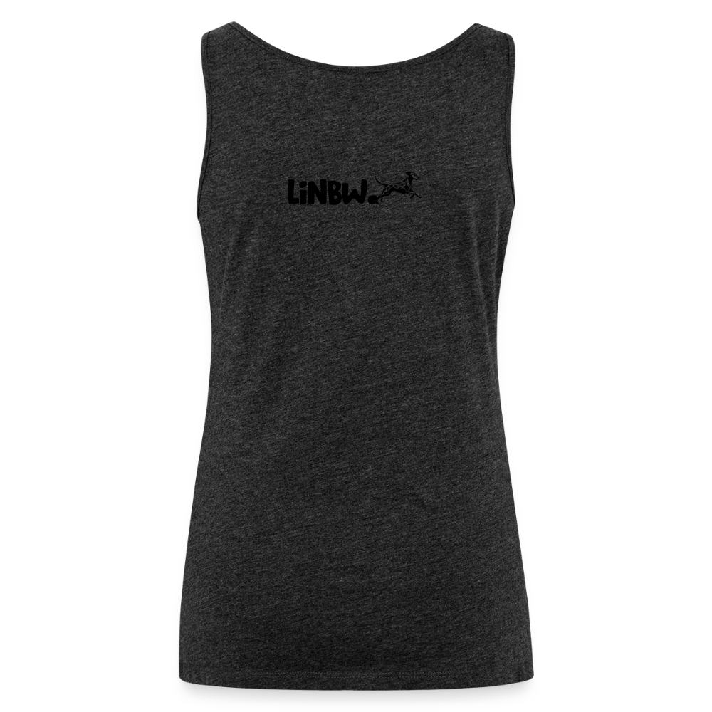 LiNBW. Frauen Tank-Top Dalmatiner Life is not just black and white - Anthrazit