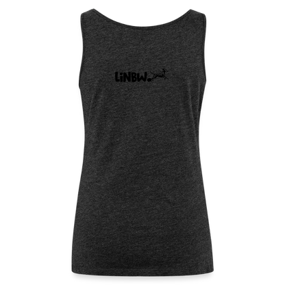 LiNBW. Frauen Tank-Top Dalmatiner Life is not just black and white - Anthrazit