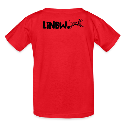 Kinder-T-Shirt – Life is not just black and white | Statement-Shirt mit Haltung - Rot