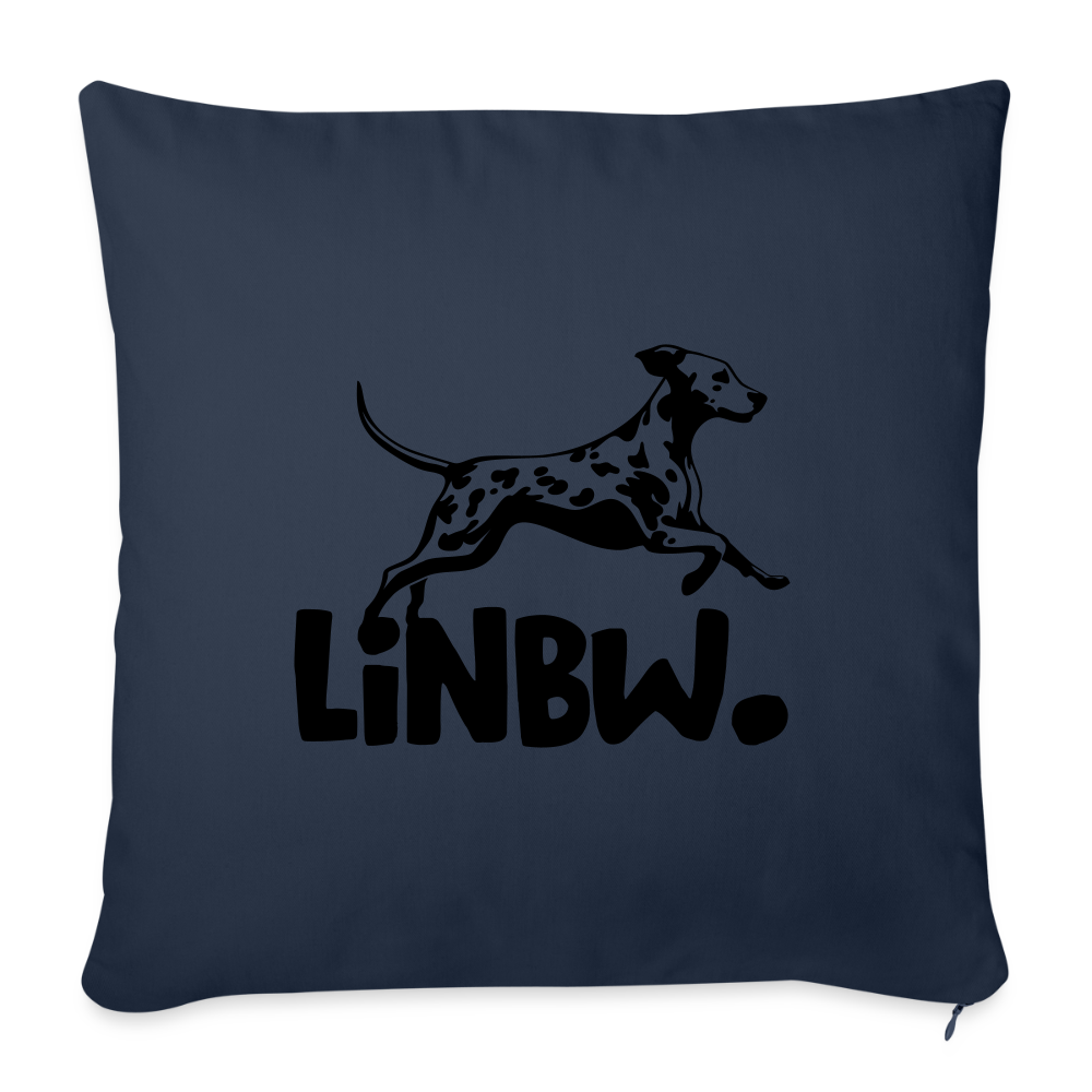 LiNBW. Kissen mit Füllung 45 x 45 cm - Navy