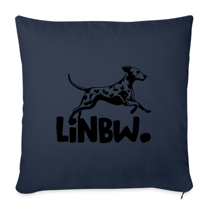 LiNBW. Kissen mit Füllung 45 x 45 cm - Navy