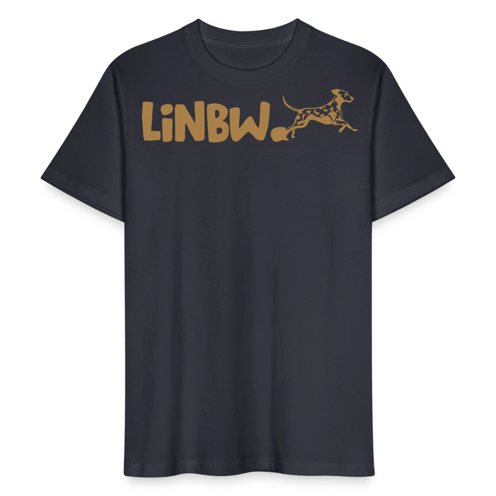 LiNBW. Männer T-Shirt Life is not just black and white - Dunkles Graublau