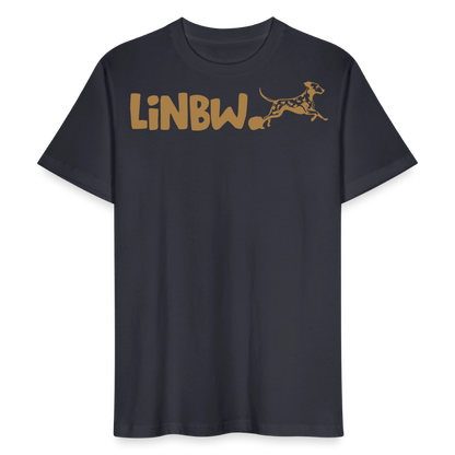 LiNBW. Männer T-Shirt Life is not just black and white - Dunkles Graublau
