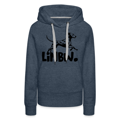 LiNBW. Frauen Hoodie - Jeansblau