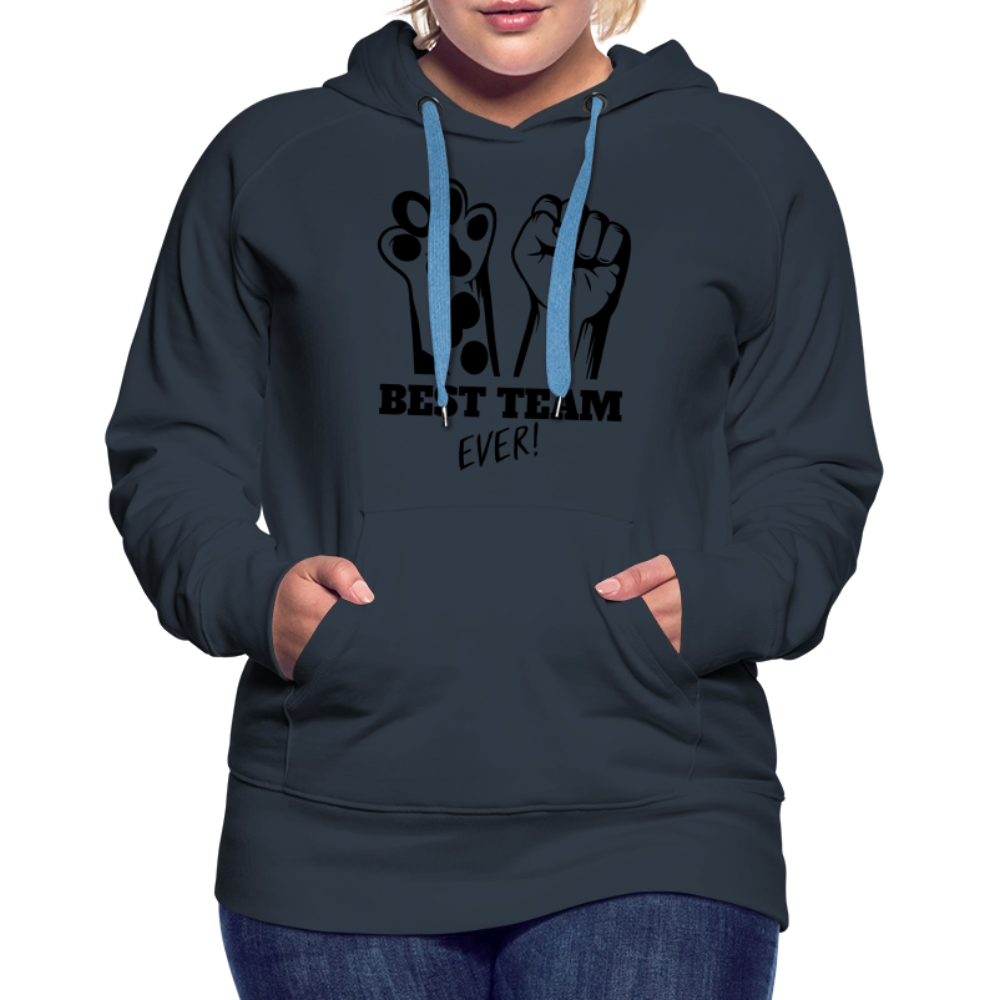 LiNBW.  Frauen Hoodie Best Team Ever - Navy