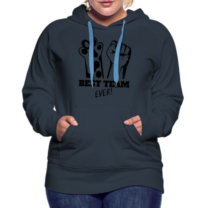 LiNBW.  Frauen Hoodie Best Team Ever - Navy