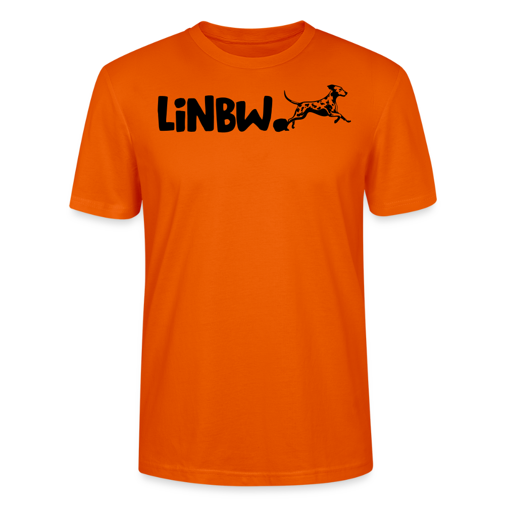LiNBW. Männer T-Shirt Life is not just black and white - Tieforange