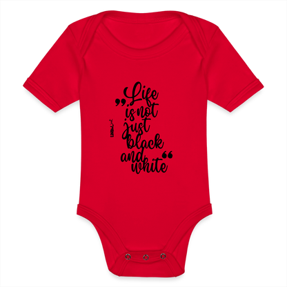 LiNBW. Body Kurzarm Life is not just black and white - Rot