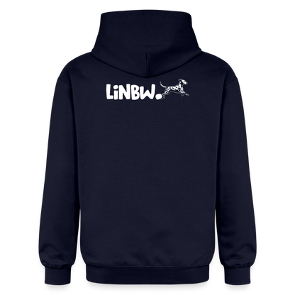 LiNBW. Männer & Frauen Hoodie Life is not just black and white - Navy
