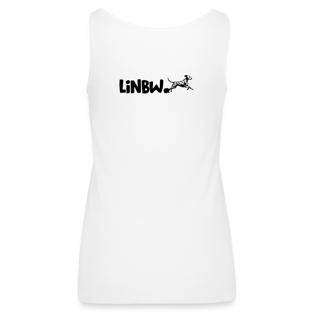 LiNBW. Frauen Tank-Top Life is not just black and white - Weiß
