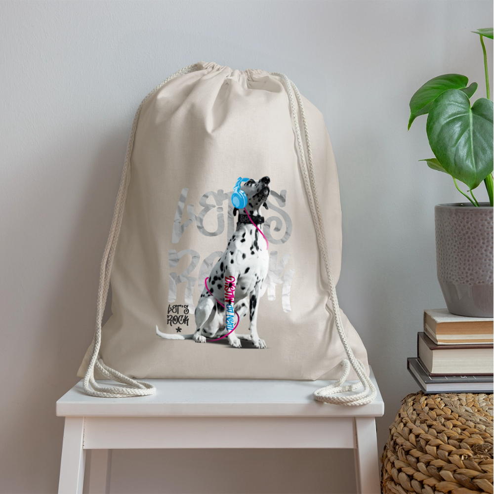 LiNBW. Turnbeutel Dalmatiner Let´s Rock - Natur