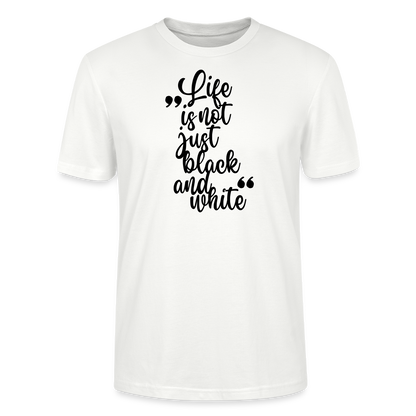LiNBW. Männer T-Shirt Life is not just black and white - Weiß