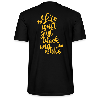LiNBW. Männer T-Shirt Life is not just black and white - Schwarz