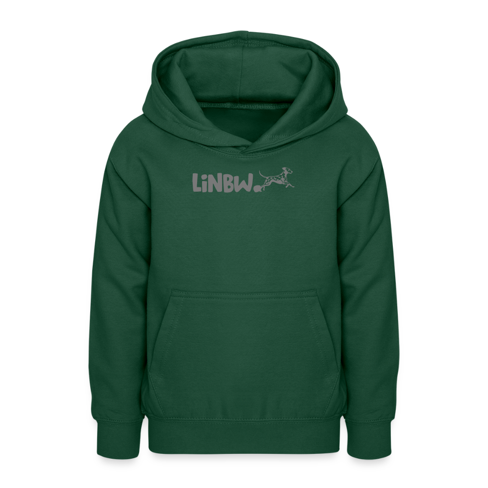 LiNBW. Teenager Hoodie Life is not just black and white - Flaschengrün