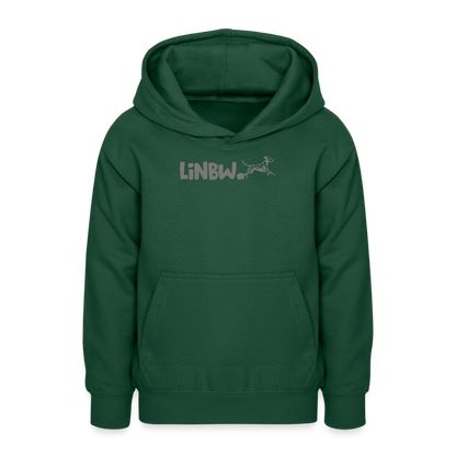 LiNBW. Teenager Hoodie Life is not just black and white - Flaschengrün