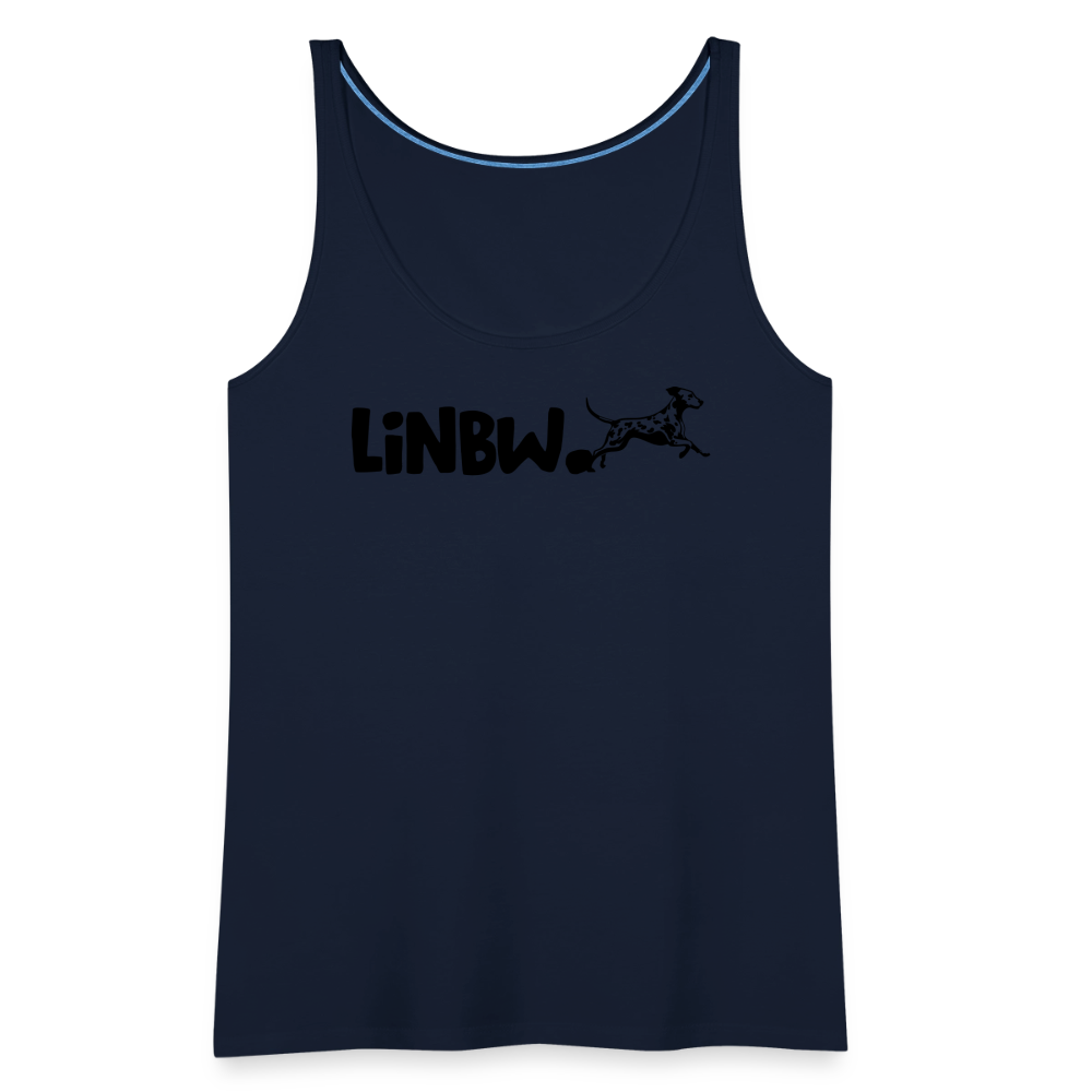 LiNBW. Frauen Tank-Top Life is not just black and white - Navy