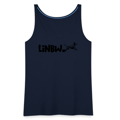 LiNBW. Frauen Tank-Top Life is not just black and white - Navy