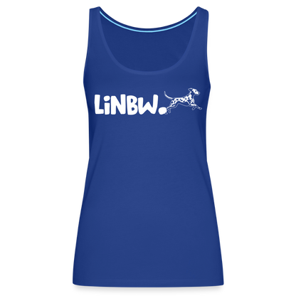 LiNBW. Frauen Tank-Top Life is not just black and white - Königsblau