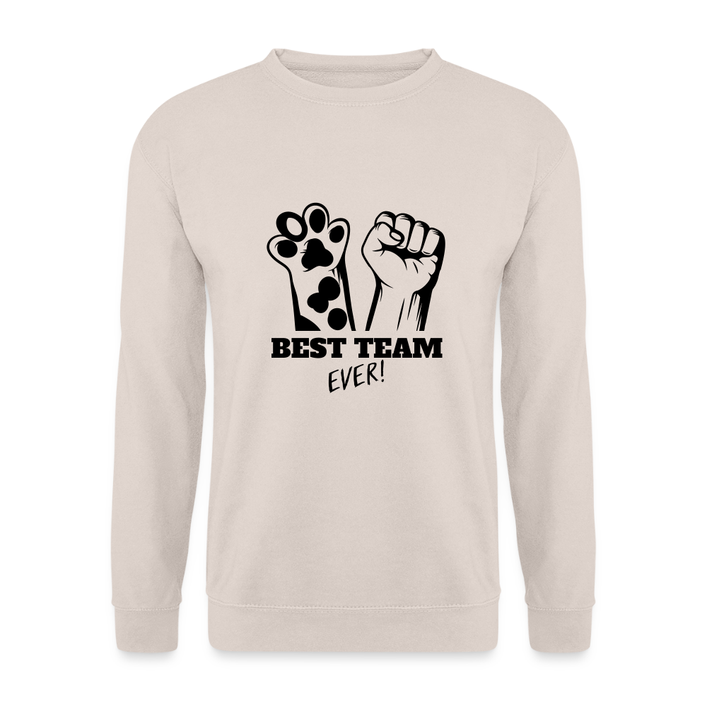 LiNBW. Männer Pullover Best Team Ever - Sand