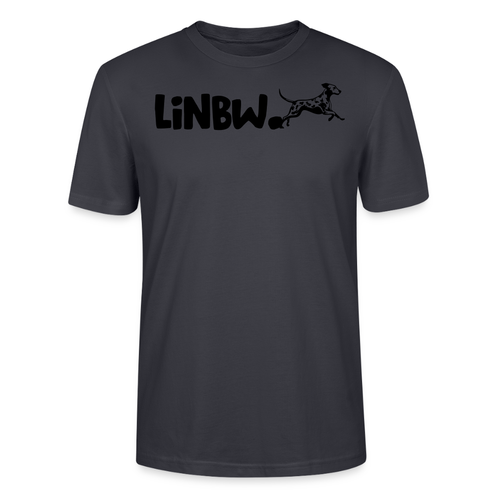 LiNBW. Männer T-Shirt Life is not just black and white - Dunkles Graublau