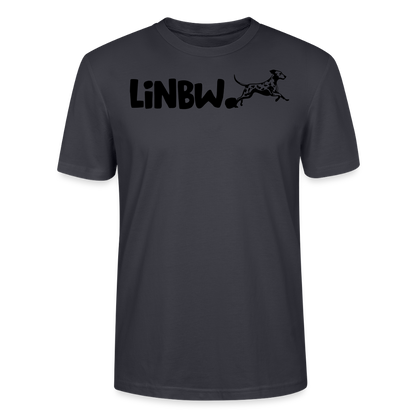LiNBW. Männer T-Shirt Life is not just black and white - Dunkles Graublau