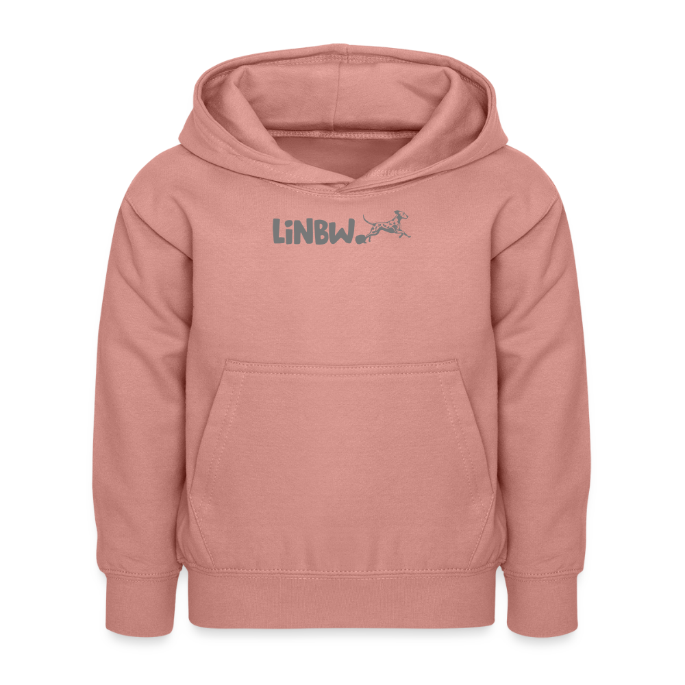 LiNBW. Kinder Hoodie Life is not just black and white - Altrosa