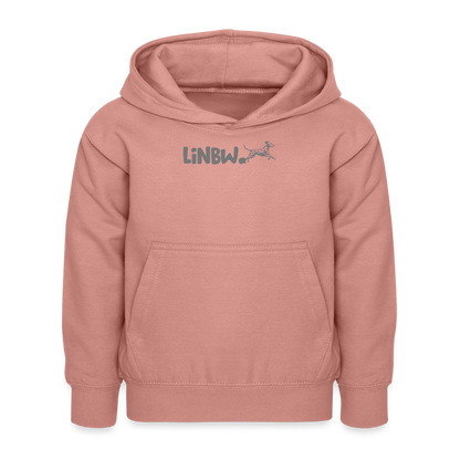LiNBW. Kinder Hoodie Life is not just black and white - Altrosa