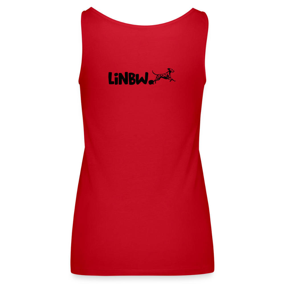 LiNBW. Frauen Tank-Top Life is not just black and white - Rot