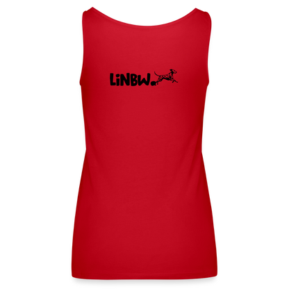 LiNBW. Frauen Tank-Top Life is not just black and white - Rot