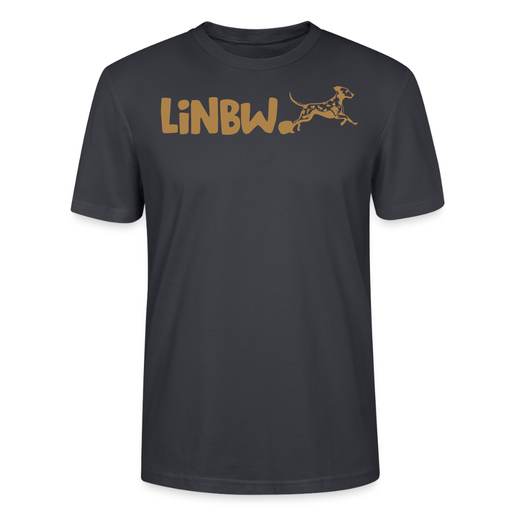 LiNBW. Männer T-Shirt Life is not just black and white - Dunkles Graublau