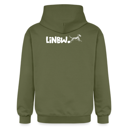 LiNBW. Männer & Frauen Hoodie Life is not just black and white - Militärgrün