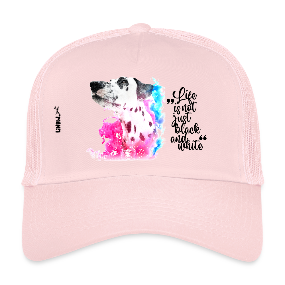 LiNBW. Cap Dalmatiner Life is not just black and white - Hellrosa