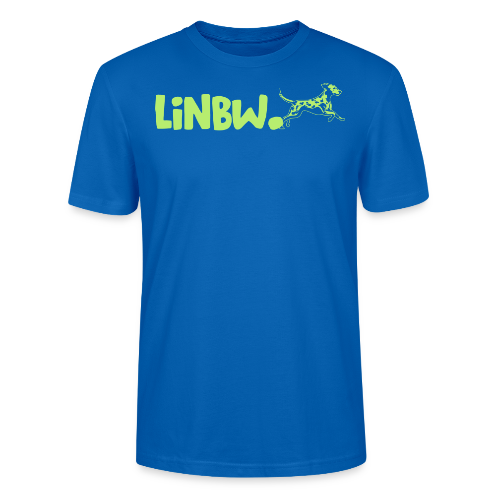 LiNBW. Männer T-Shirt Life is not just black and white - Pfauenblau