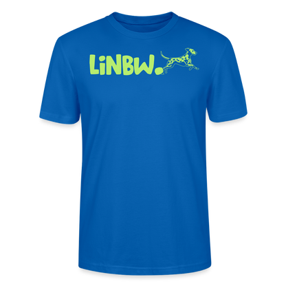LiNBW. Männer T-Shirt Life is not just black and white - Pfauenblau