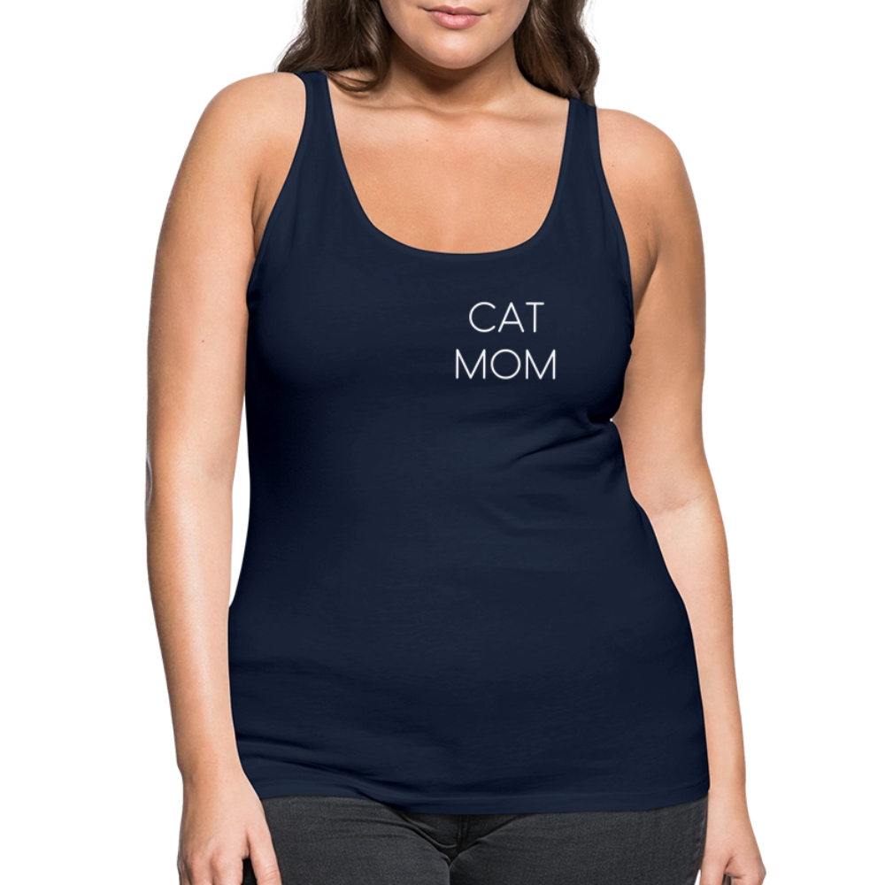 LiNBW. Frauen Tank-Top Stolzes Personal einer Katze - Navy