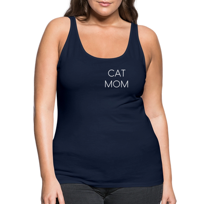 LiNBW. Frauen Tank-Top Stolzes Personal einer Katze - Navy