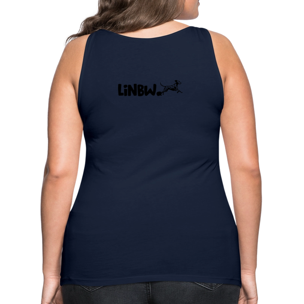 LiNBW. Frauen Tank-Top Life is not just black and white - Navy