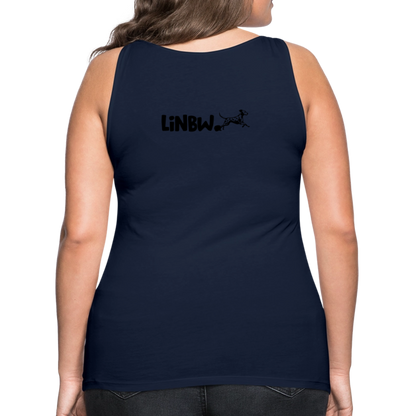 LiNBW. Frauen Tank-Top Life is not just black and white - Navy